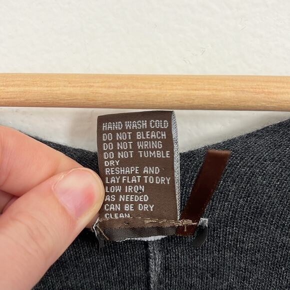 J. McLaughlin Harrow Cotton Modal Blanket Scarf Shawl Cape Geometric Plaid OS - Picture 6 of 9